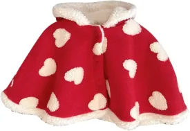 Baby Toddler Boys Girls Wool Blend Winter Hooded Outerwear Capes Poncho Coat Youth Winter Coat