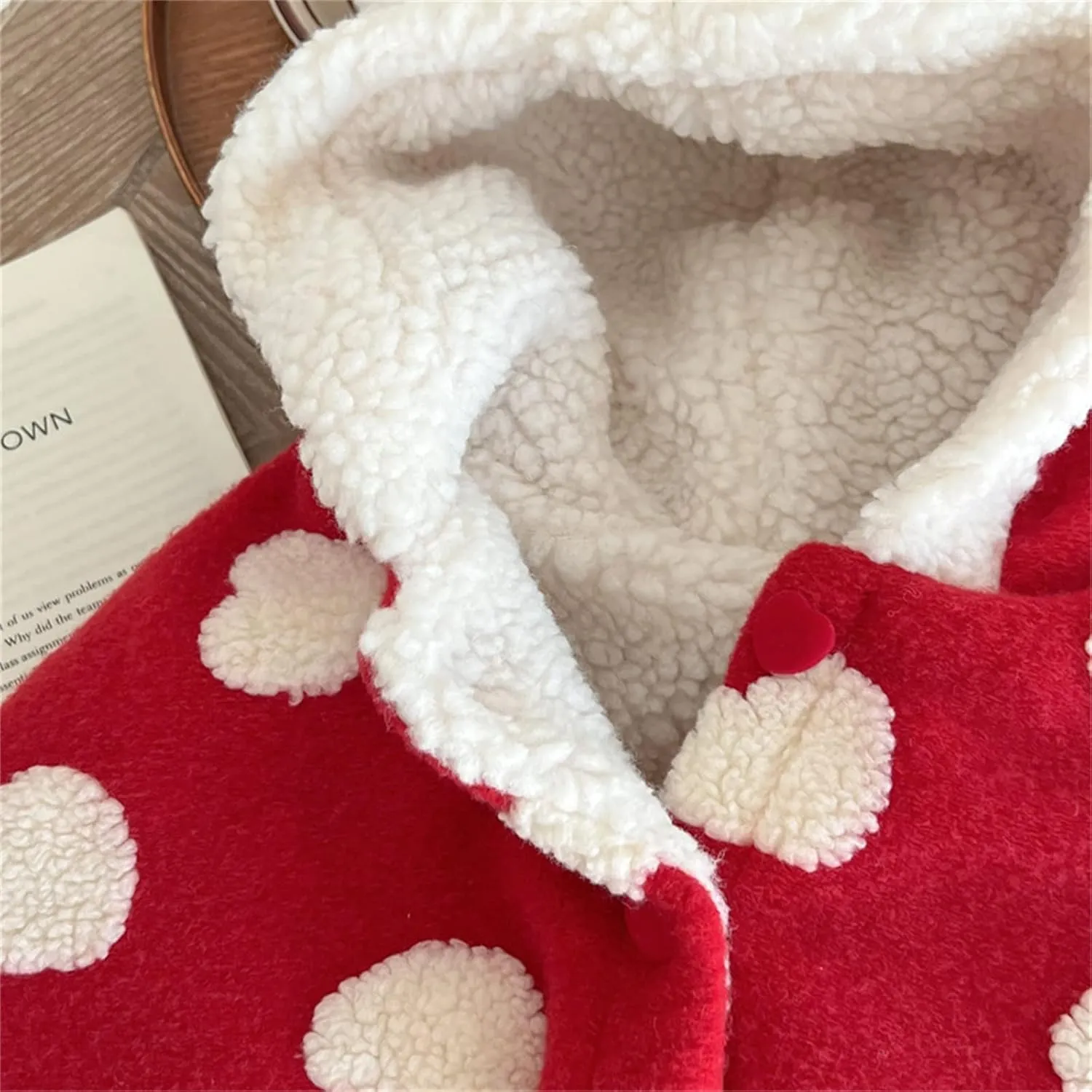 Big Girls Jackets And Coats Baby Toddler Boys Girls Wool Blend Winter Hooded Outerwear Capes Poncho Coat
