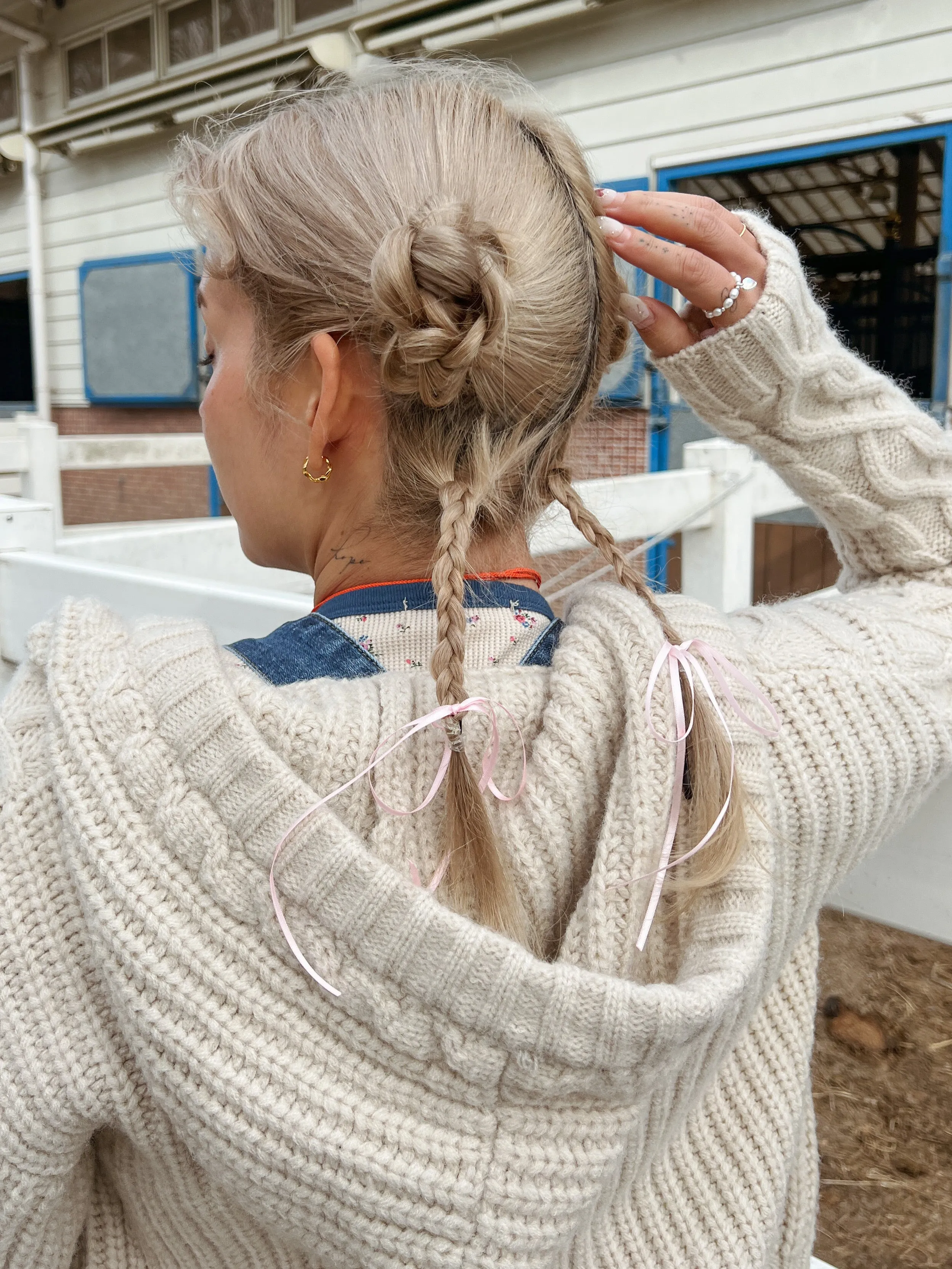 Daily Cable Knit Cardigan