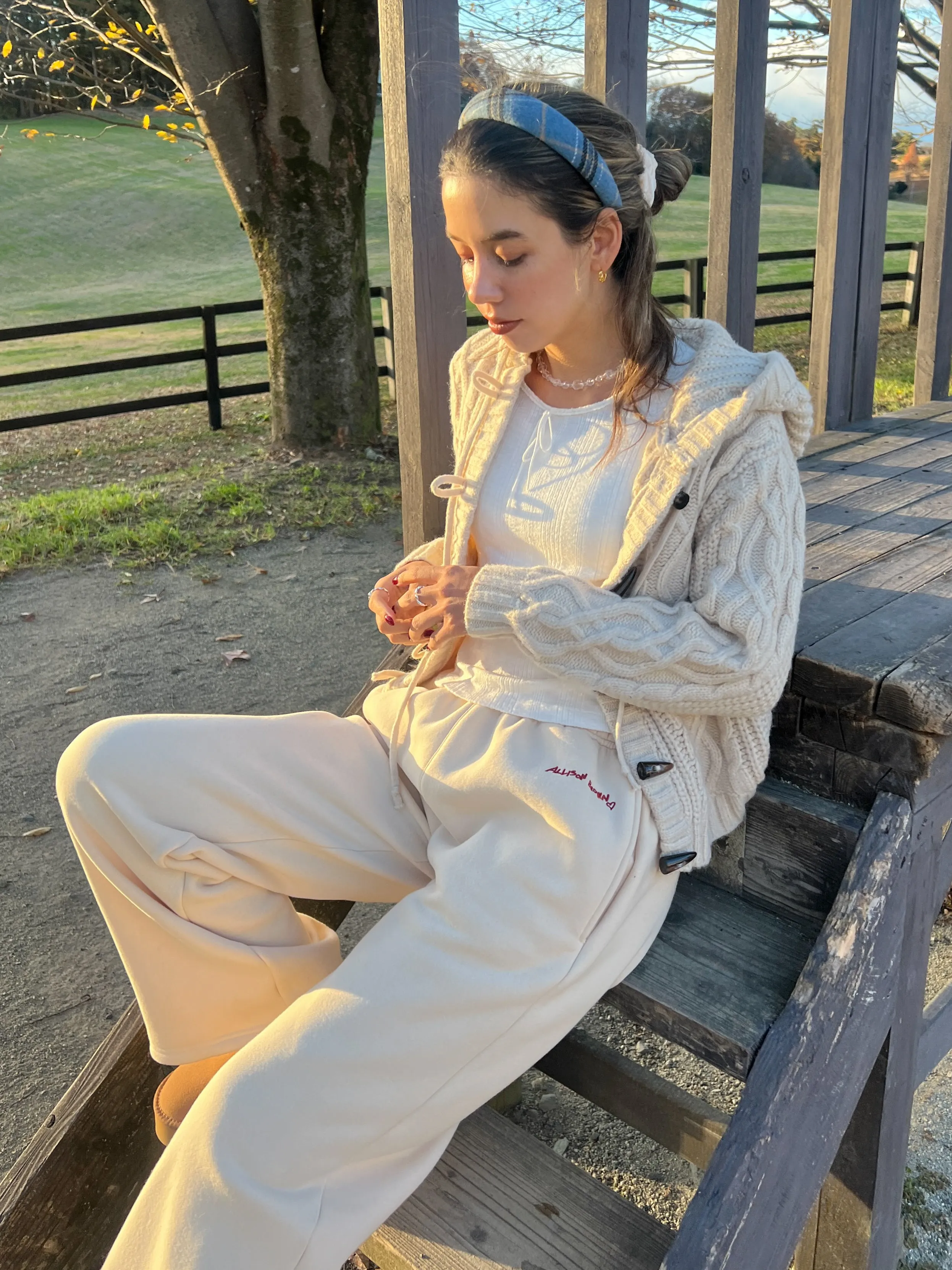 Daily Cable Knit Cardigan
