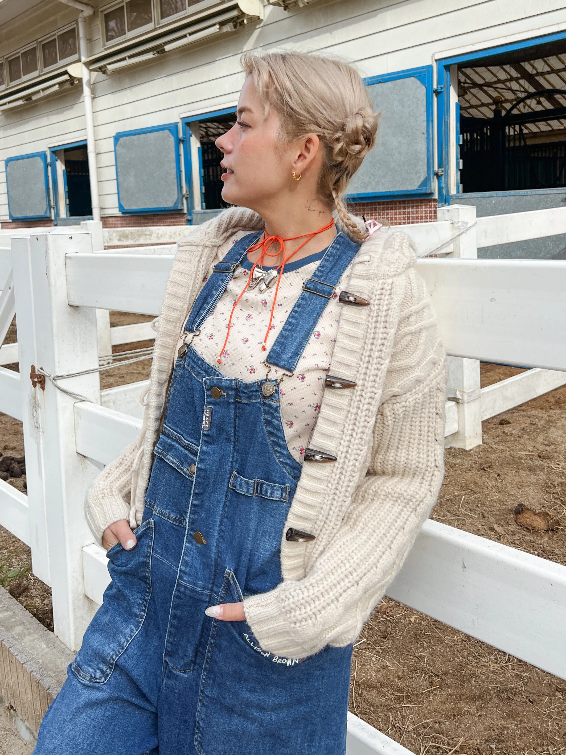 Daily Cable Knit Cardigan