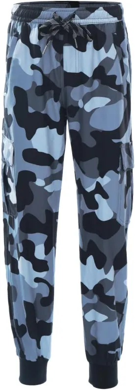 DEVOROPA Boys Joggers Lightweight Hiking Cargo Pants Water Resistant UPF 50  Quick Dry Youth Kids Athletic Running Pants