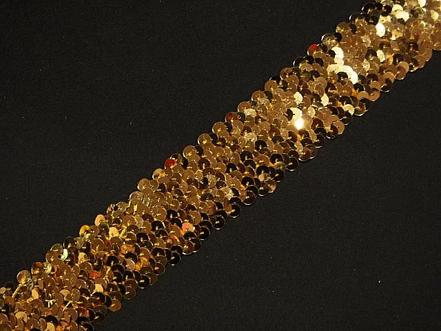 Elasticated Iridescent Sequinned Trim