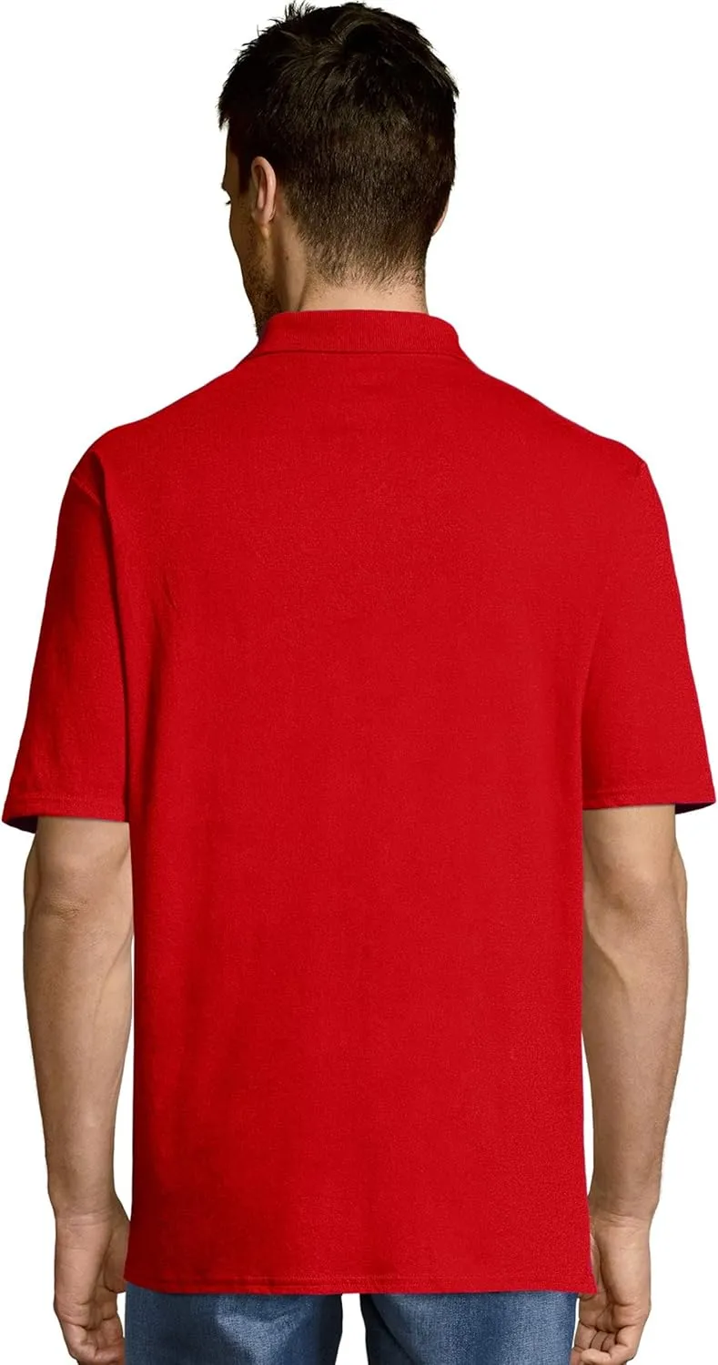 Hanes Men's Short Sleeve X-Temp Performance Polo