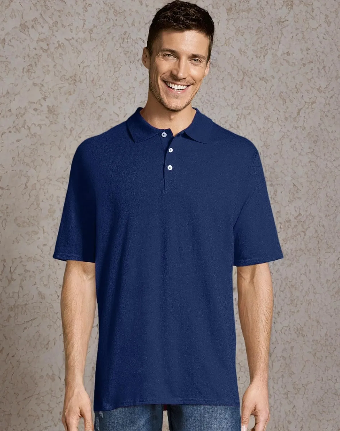 Hanes Men's Short Sleeve X-Temp Performance Polo