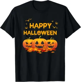 Happy Halloween Costumes Funny Gifts Pumpkins Men Women Kids T-Shirt