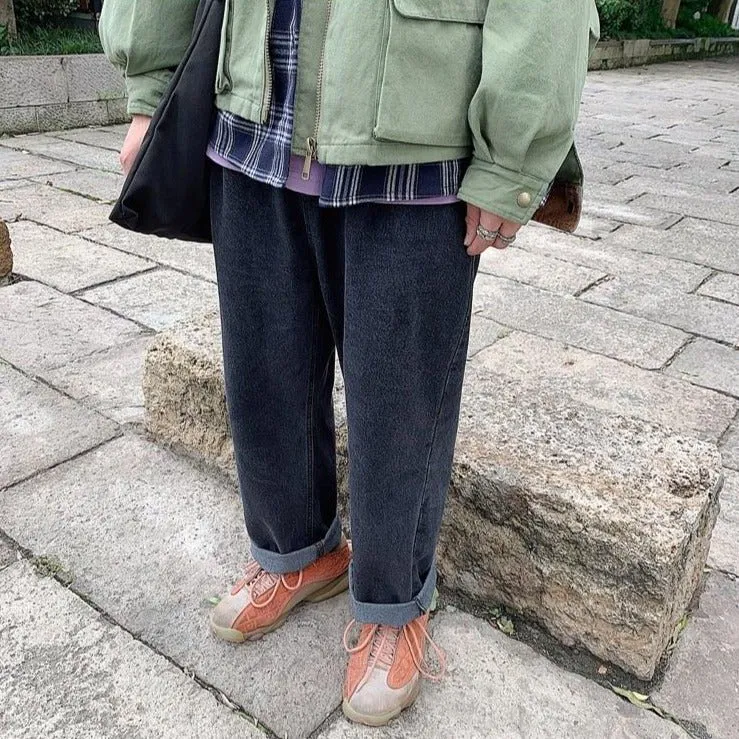 Jeans droit coréen