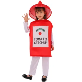 Ketchup Kids Funny Stage Performance Cosplay Costumes Halloween