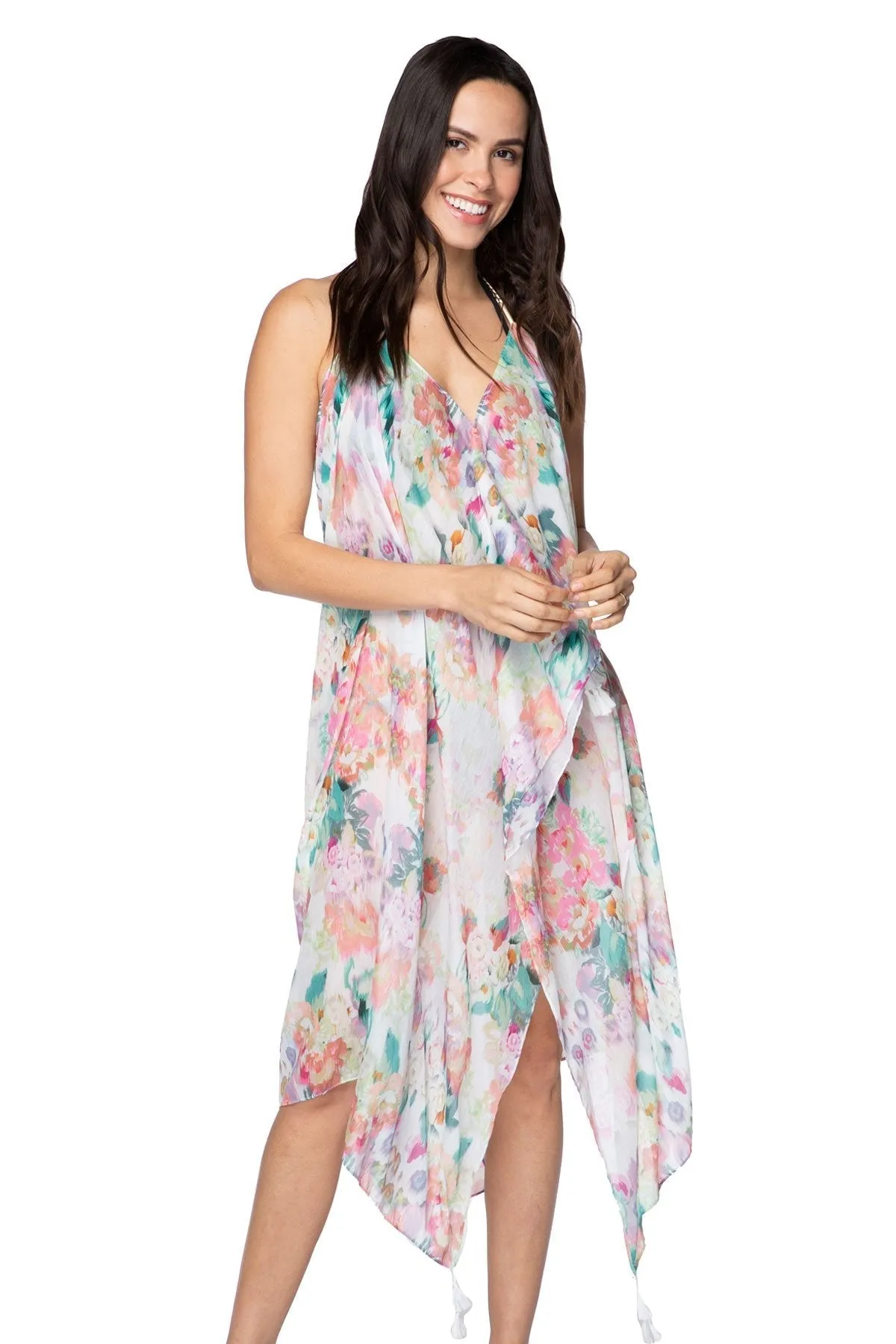 Maxi Tassel Dress in Summer in Maui