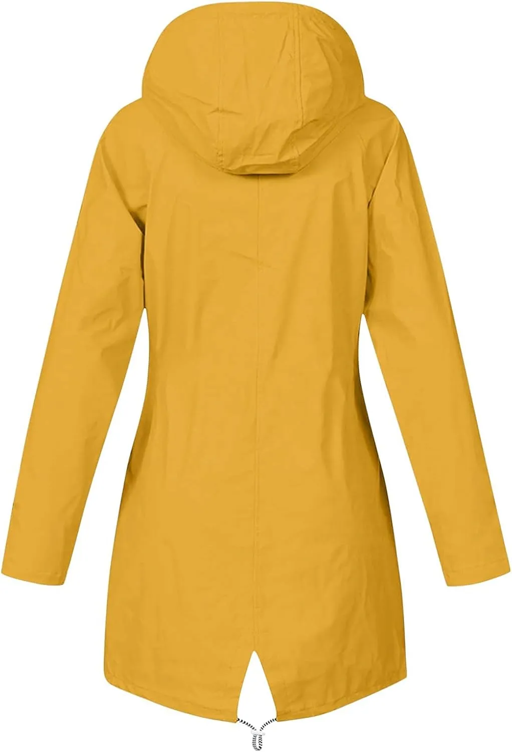 Rain Coats for Women Plus Size Waterproof Hoodie Jacket Windproof Windbreaker Lightweight Raincoat Drawstring Pockets