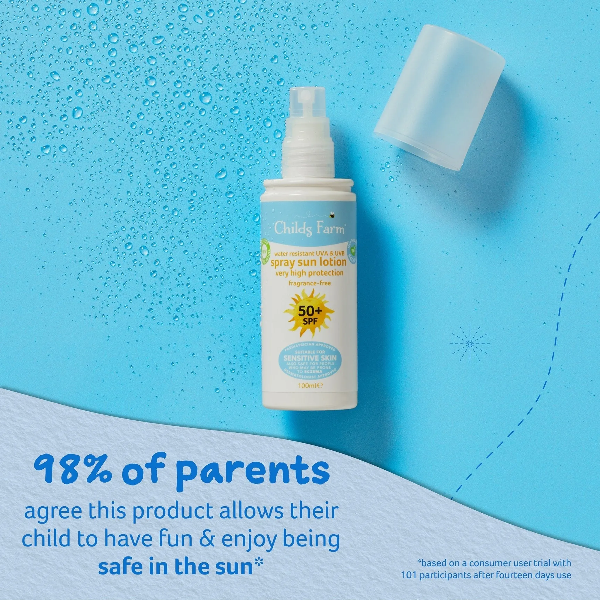 [STAFF] Childs Farm 50  SPF sun lotion spray fragrance-free