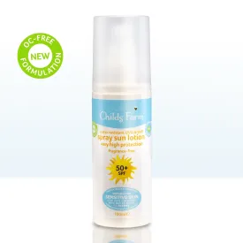 [STAFF] Childs Farm 50  SPF sun lotion spray fragrance-free