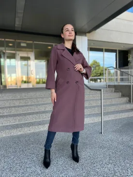 Tailored Cashmere Wool Blend Coat