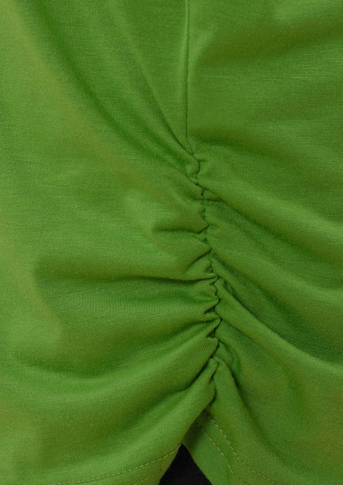 V-Neck Cotton Batwing Top