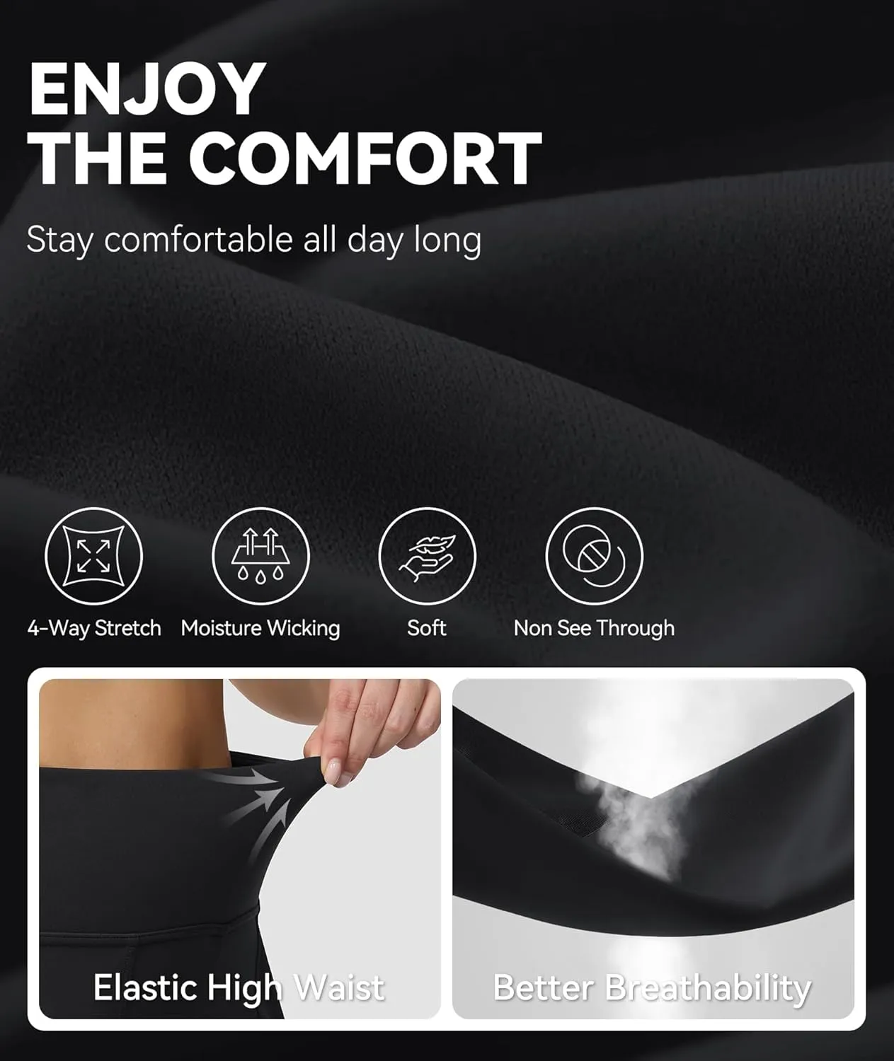 Yoga Flare Leggings for Women High Waisted Yoga Casual Pants Workout Leggings Cargo with 6 Pockets Bootcut Pants