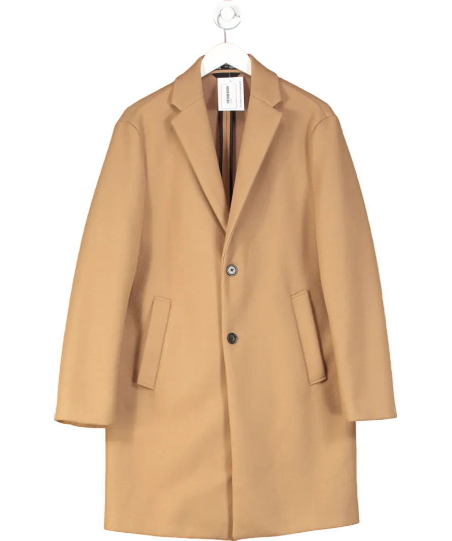 ZARA Beige Relaxed Fit 4 Way Coat UK M